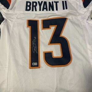 White and Navy Football Jersey